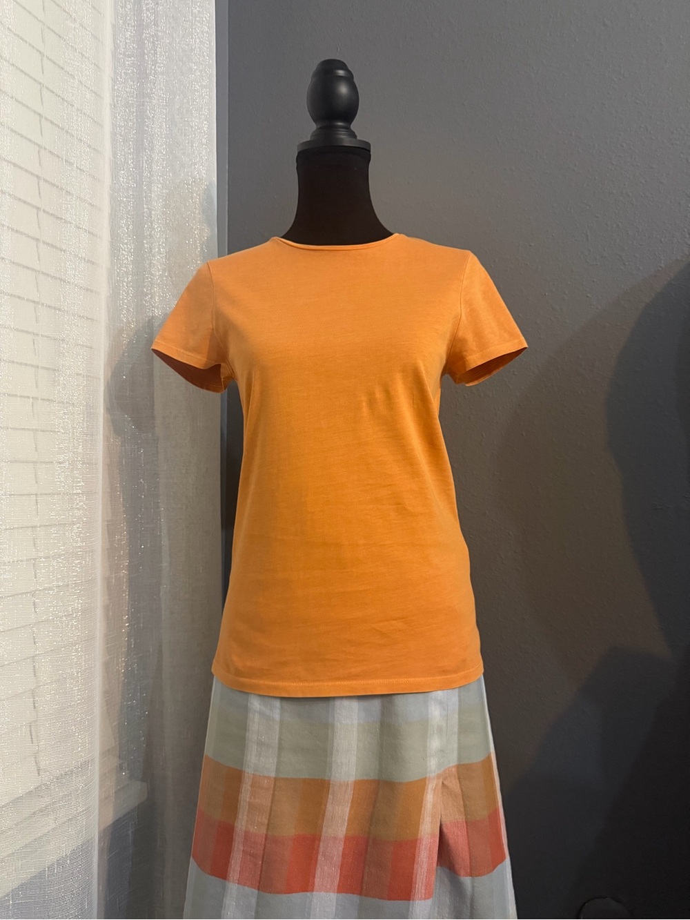 Like New Madewell Orange Cotton T-Shirt – Size M